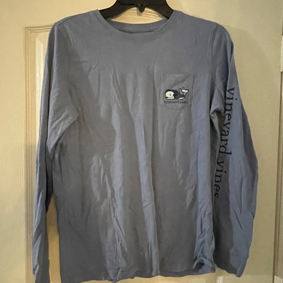 Vineyard Vines Halloween  Long Sleeve Tee in Light Blue - Picture 1 of 2